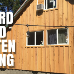 Step-by-step guide for installing vinyl board and batten siding on a house exterior, showcasing tools, materials, and installation process.